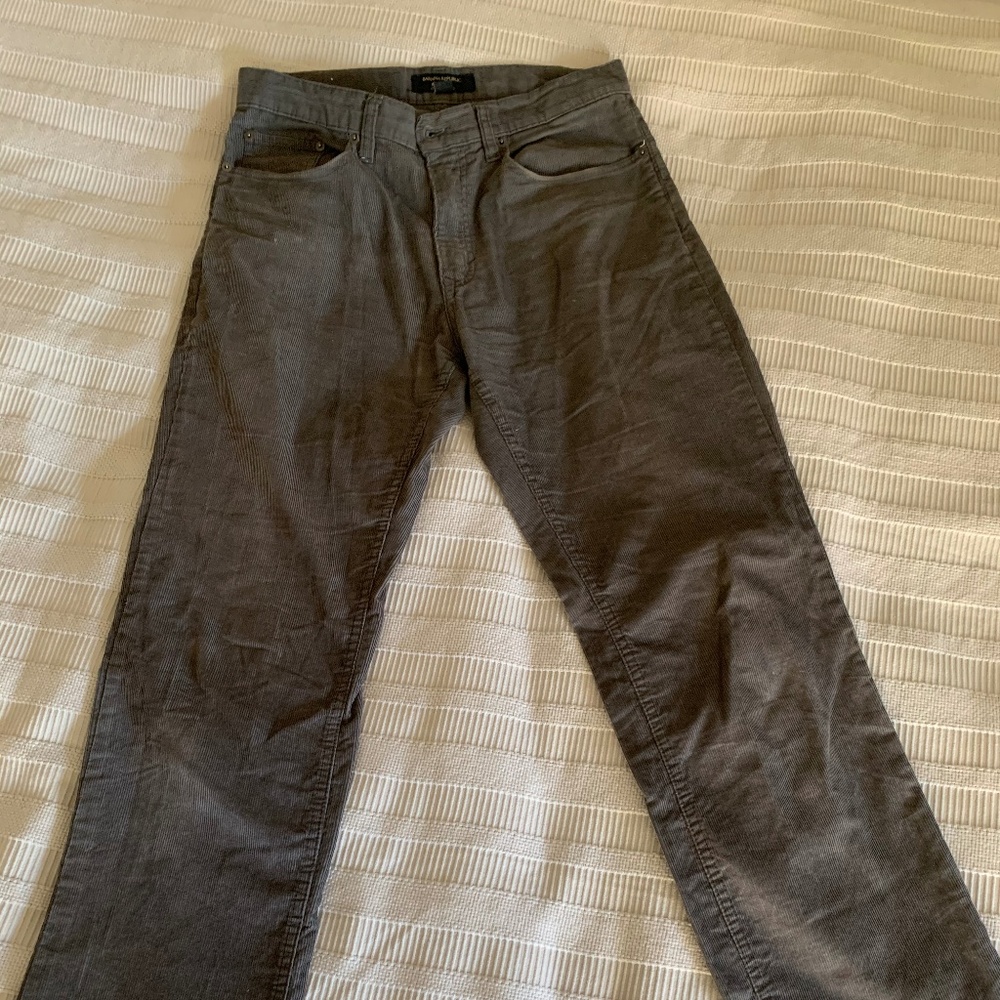 Banana Republic Mens Straight Leg Corduroy 32x34